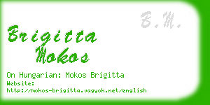 brigitta mokos business card